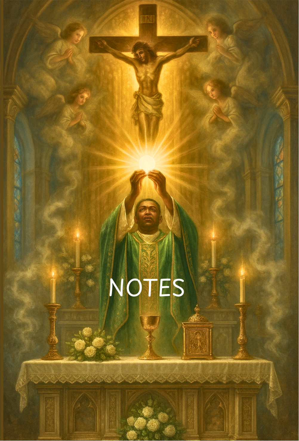 Notes in His Presence: A Catholic Blank Notebook for Prayer, Mass & Reflection
