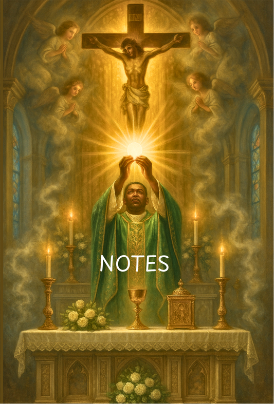 Notes in His Presence: A Catholic Blank Notebook for Prayer, Mass & Reflection