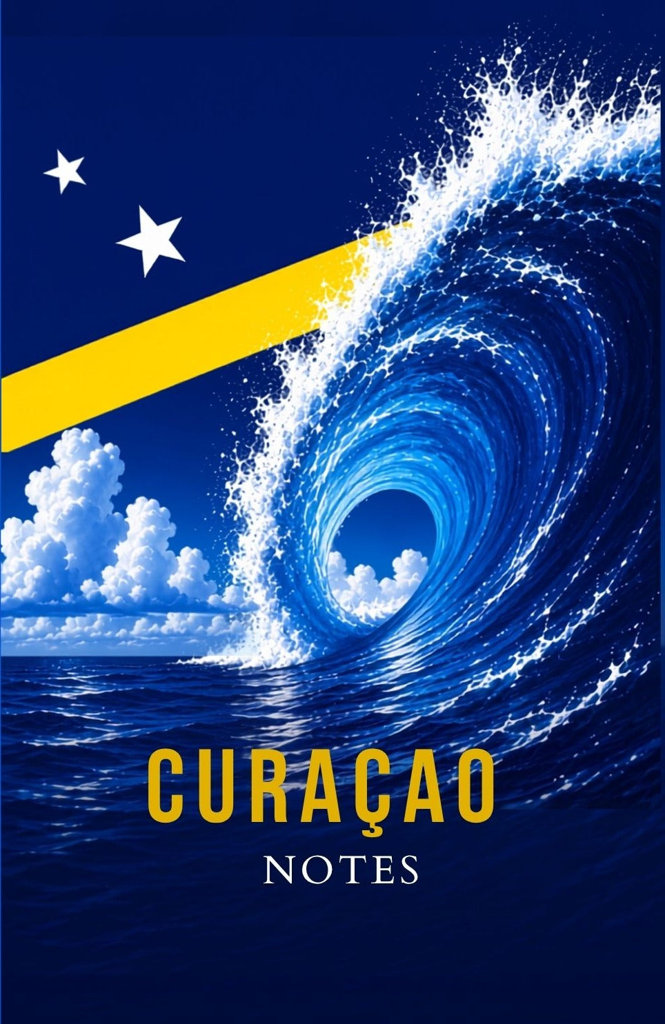Curaçao Wave Notebook – Blanco Notitieboek
