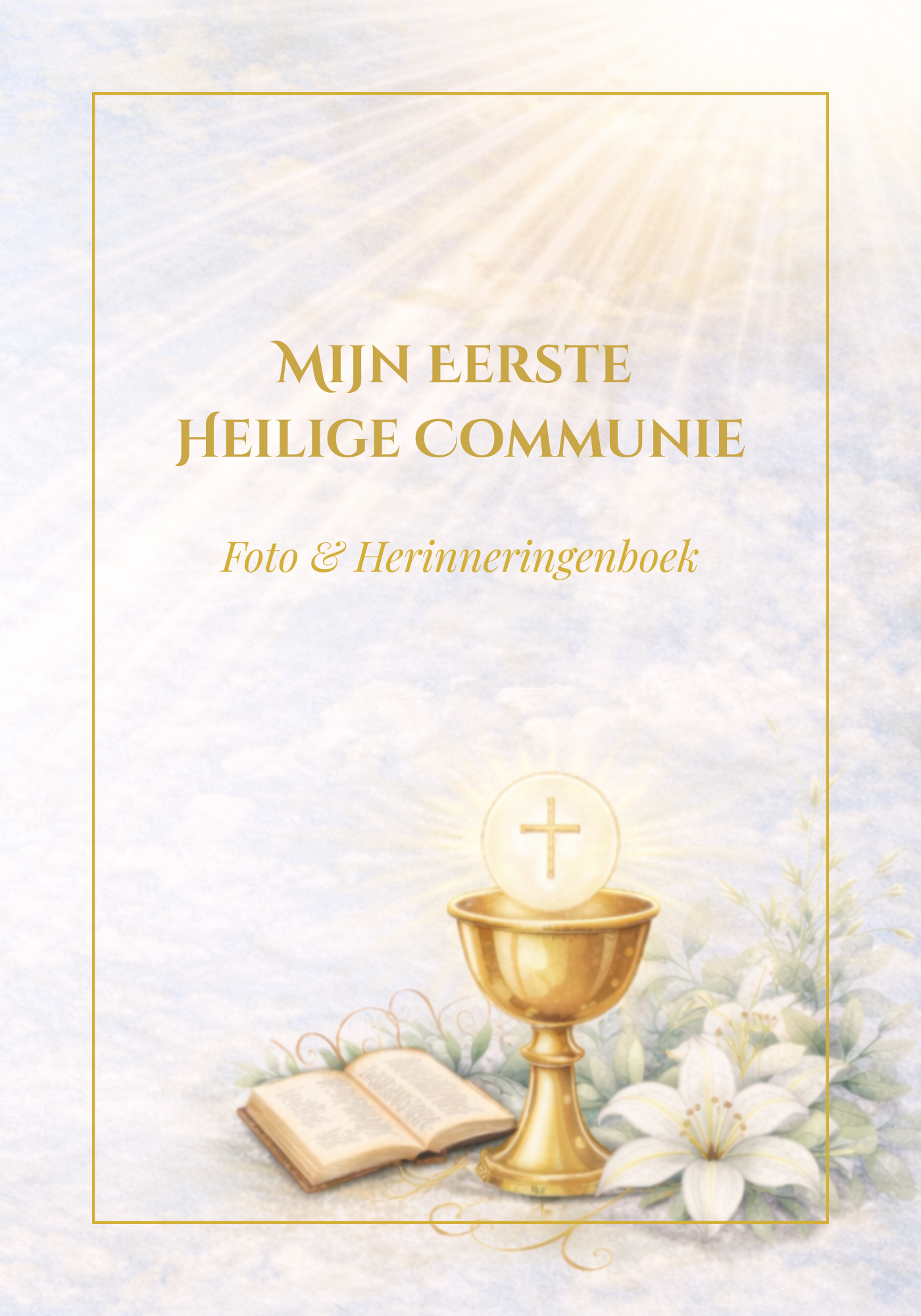 Mijn Eerste Heilige Communie – Foto & Herinneringenboek (Hardcover)
