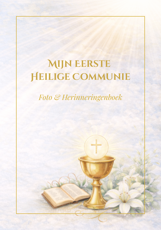Mijn Eerste Heilige Communie – Foto & Herinneringenboek (Hardcover)